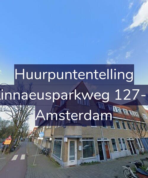 Foto gevel Huurpuntentelling voor Linnaeusparkweg 127-1, Amsterdam