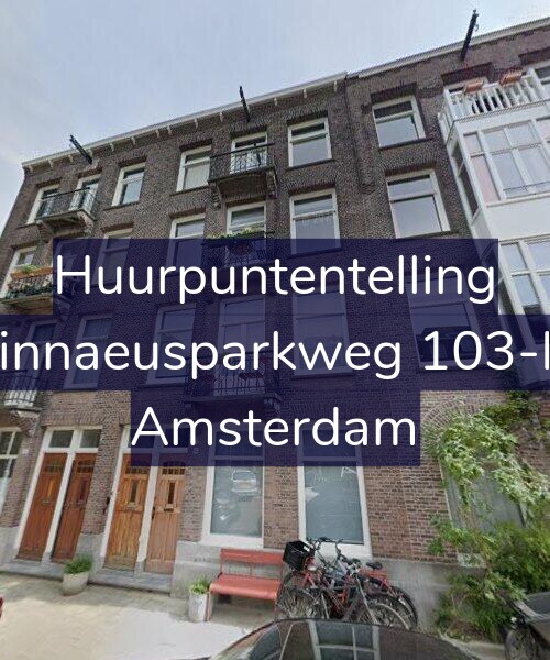 Foto gevel Huurpuntentelling voor Linnaeusparkweg 103-H, Amsterdam