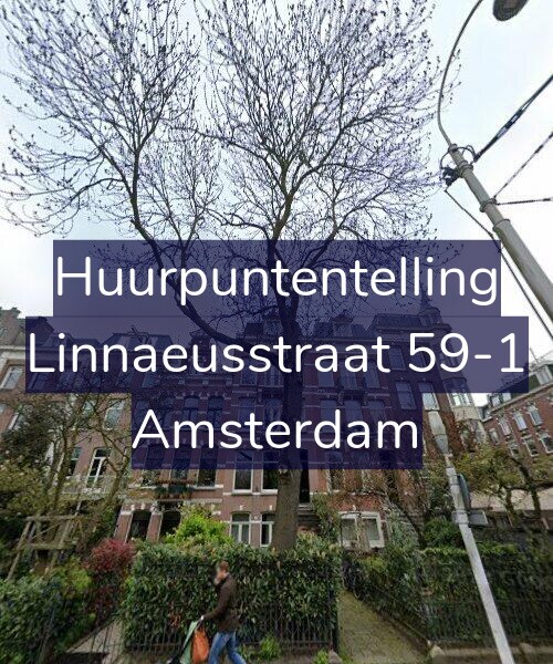 Foto gevel Huurpuntentelling voor Linnaeusstraat 59-1, Amsterdam