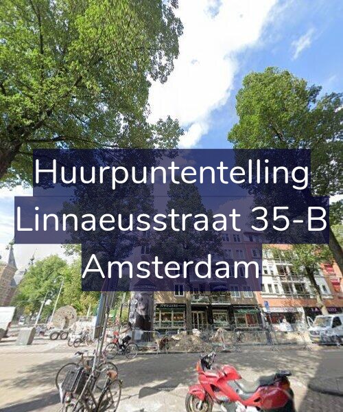 Foto gevel Huurpuntentelling voor Linnaeusstraat 35-B, Amsterdam