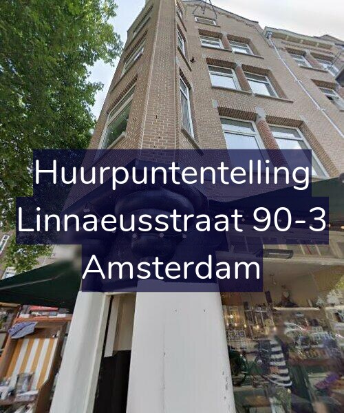 Foto gevel Huurpuntentelling voor Linnaeusstraat 90-3, Amsterdam