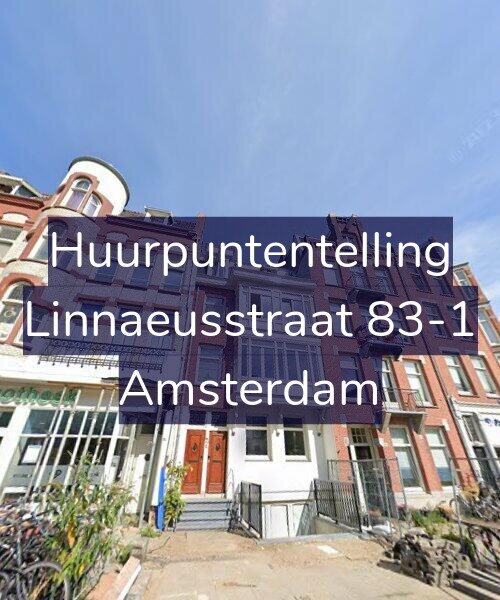 Foto gevel Huurpuntentelling voor Linnaeusstraat 83-1, Amsterdam