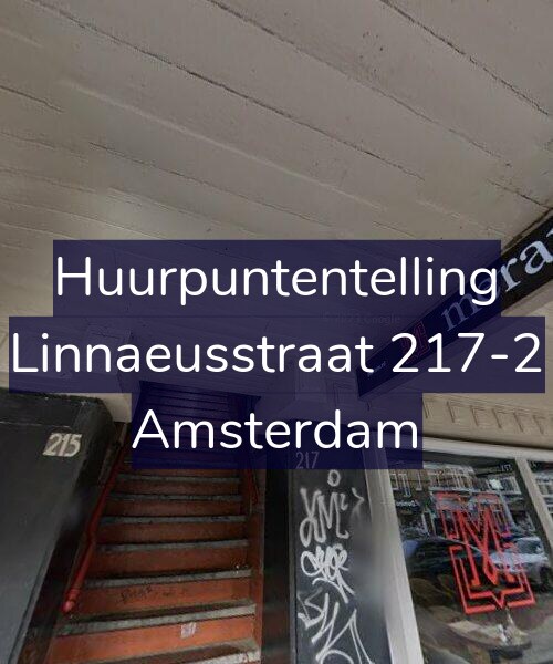 Foto gevel Huurpuntentelling voor Linnaeusstraat 217-2, Amsterdam