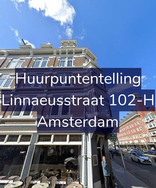 Foto gevel Huurpuntentelling voor Linnaeusstraat 102-H, Amsterdam