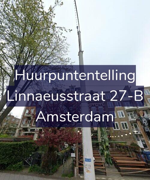 Foto gevel Huurpuntentelling voor Linnaeusstraat 27-B, Amsterdam