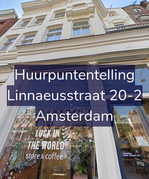 Foto gevel Huurpuntentelling voor Linnaeusstraat 20-2, Amsterdam