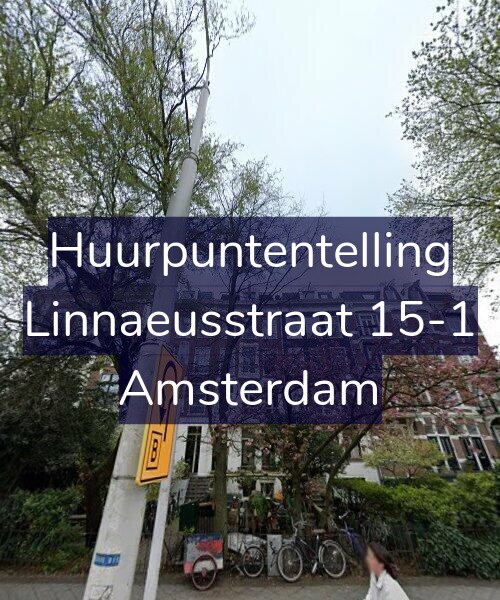 Foto gevel Huurpuntentelling voor Linnaeusstraat 15-1, Amsterdam