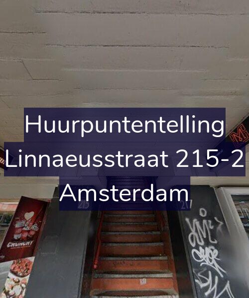 Foto gevel Huurpuntentelling voor Linnaeusstraat 215-2, Amsterdam