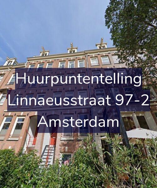 Foto gevel Huurpuntentelling voor Linnaeusstraat 97-2, Amsterdam