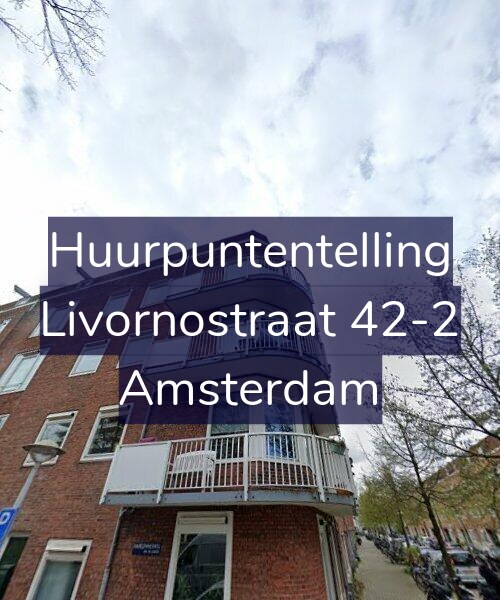 Foto gevel Huurpuntentelling voor Livornostraat 42-2, Amsterdam