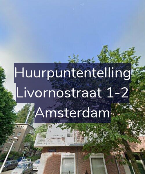 Foto gevel Huurpuntentelling voor Livornostraat 1-2, Amsterdam