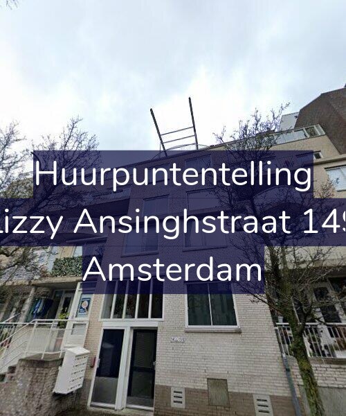 Foto gevel Huurpuntentelling voor Lizzy Ansinghstraat 149, Amsterdam