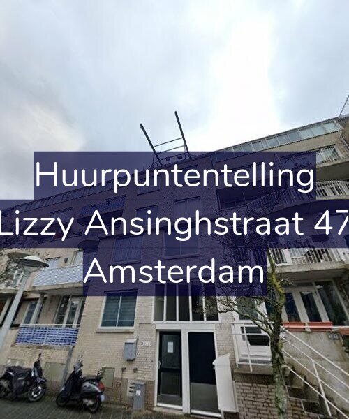 Foto gevel Huurpuntentelling voor Lizzy Ansinghstraat 47, Amsterdam