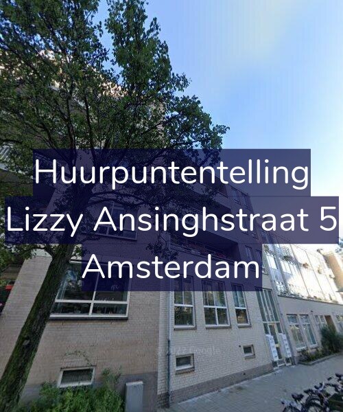 Foto gevel Huurpuntentelling voor Lizzy Ansinghstraat 5, Amsterdam