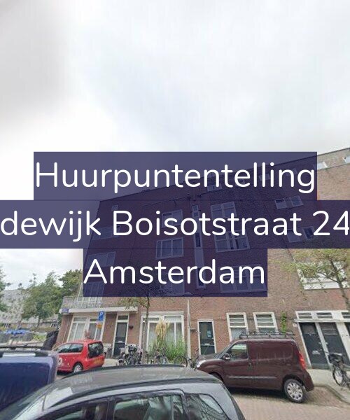 Foto gevel Huurpuntentelling voor Lodewijk Boisotstraat 24-2, Amsterdam