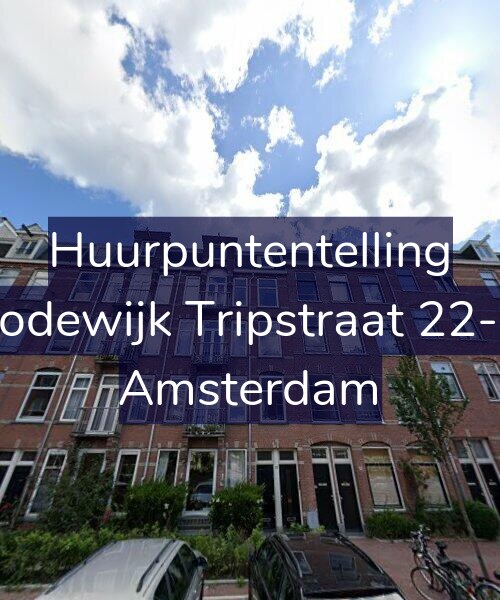 Foto gevel Huurpuntentelling voor Lodewijk Tripstraat 22-1, Amsterdam