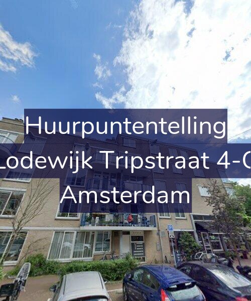 Foto gevel Huurpuntentelling voor Lodewijk Tripstraat 4-C, Amsterdam