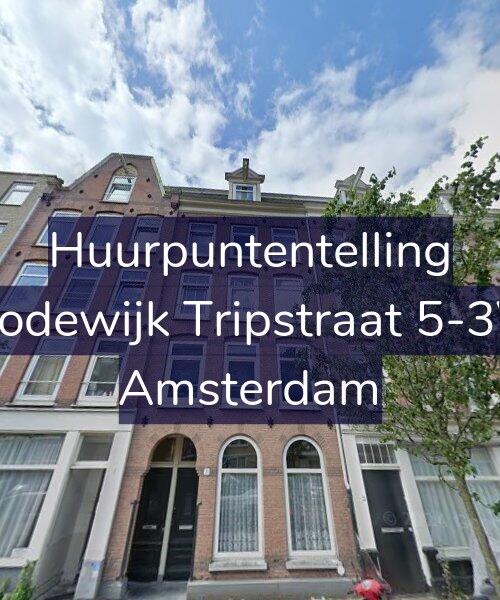 Foto gevel Huurpuntentelling voor Lodewijk Tripstraat 5-3V, Amsterdam