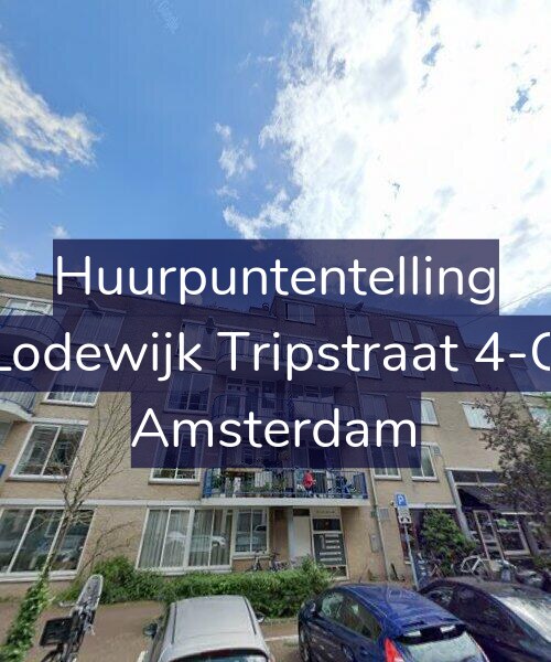 Foto gevel Huurpuntentelling voor Lodewijk Tripstraat 4-G, Amsterdam