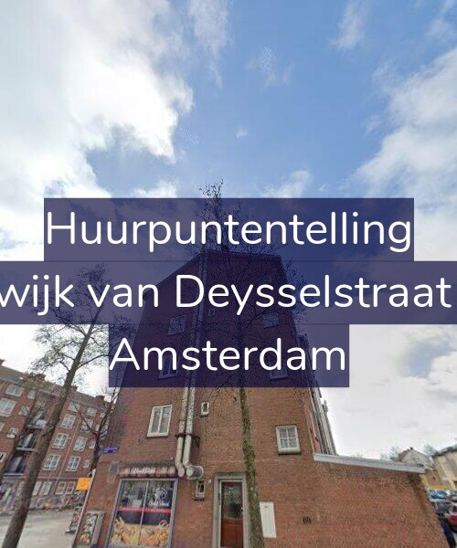 Foto gevel Huurpuntentelling voor Lodewijk van Deysselstraat 75-3, Amsterdam