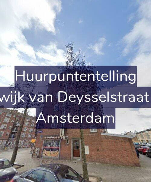 Foto gevel Huurpuntentelling voor Lodewijk van Deysselstraat 75-1, Amsterdam