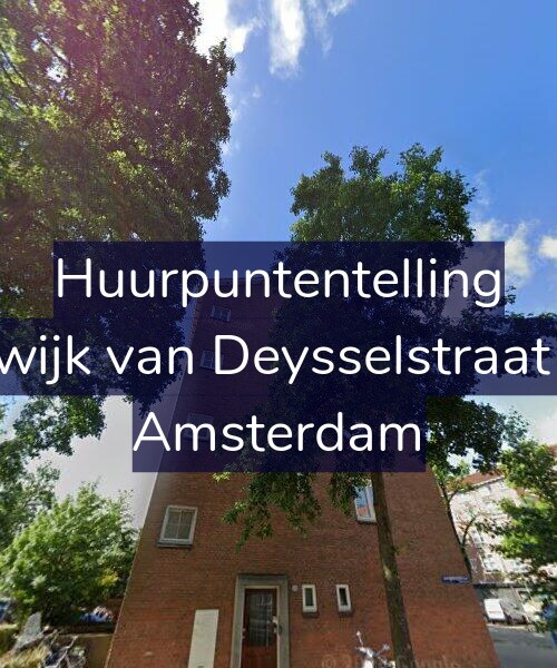 Foto gevel Huurpuntentelling voor Lodewijk van Deysselstraat 73-3, Amsterdam