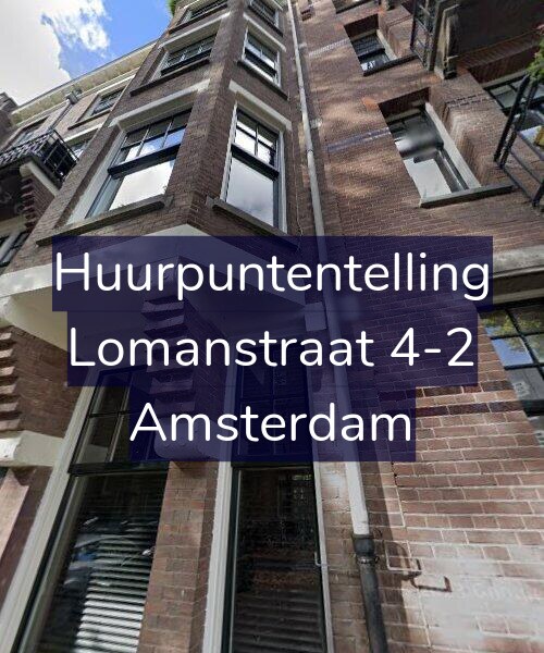 Foto gevel Huurpuntentelling voor Lomanstraat 4-2, Amsterdam