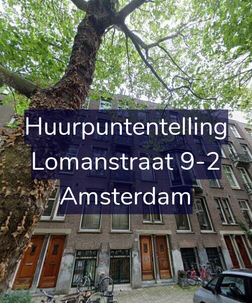 Foto gevel Huurpuntentelling voor Lomanstraat 9-2, Amsterdam