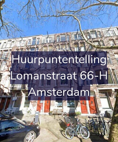Foto gevel Huurpuntentelling voor Lomanstraat 66-H, Amsterdam