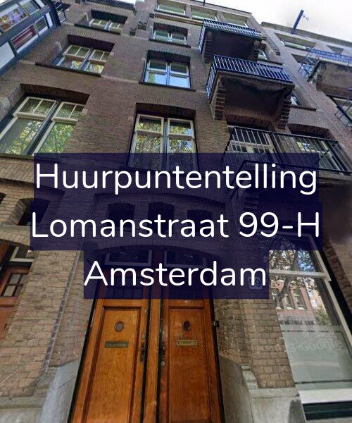 Foto gevel Huurpuntentelling voor Lomanstraat 99-H, Amsterdam