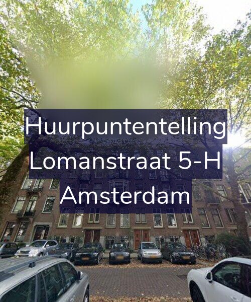Foto gevel Huurpuntentelling voor Lomanstraat 5-H, Amsterdam