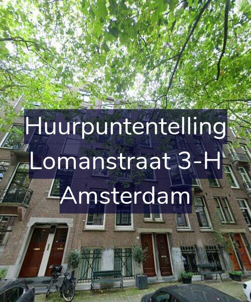Foto gevel Huurpuntentelling voor Lomanstraat 3-H, Amsterdam