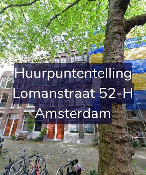 Foto gevel Huurpuntentelling voor Lomanstraat 52-H, Amsterdam