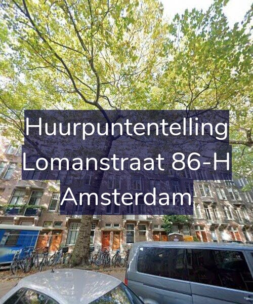 Foto gevel Huurpuntentelling voor Lomanstraat 86-H, Amsterdam