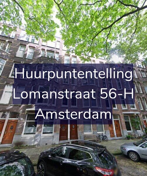 Foto gevel Huurpuntentelling voor Lomanstraat 56-H, Amsterdam