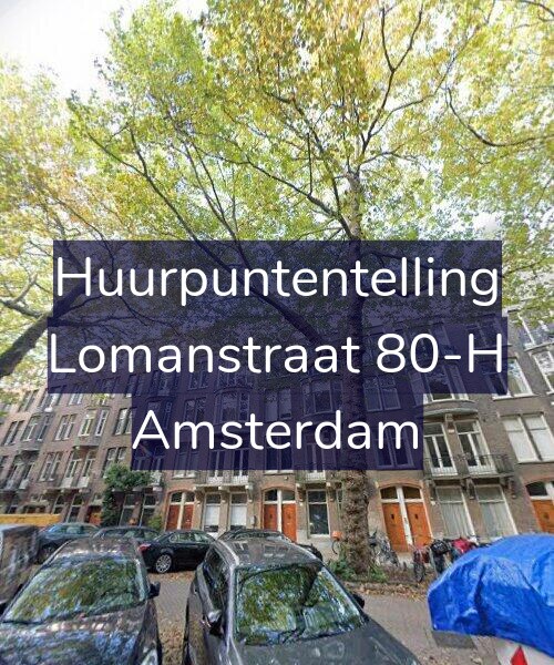 Foto gevel Huurpuntentelling voor Lomanstraat 80-H, Amsterdam
