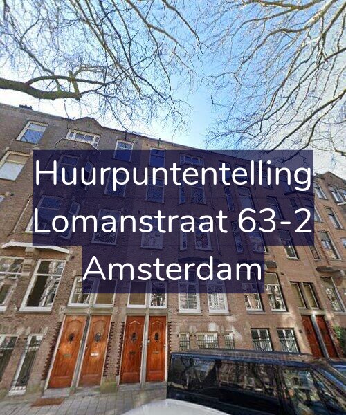Foto gevel Huurpuntentelling voor Lomanstraat 63-2, Amsterdam