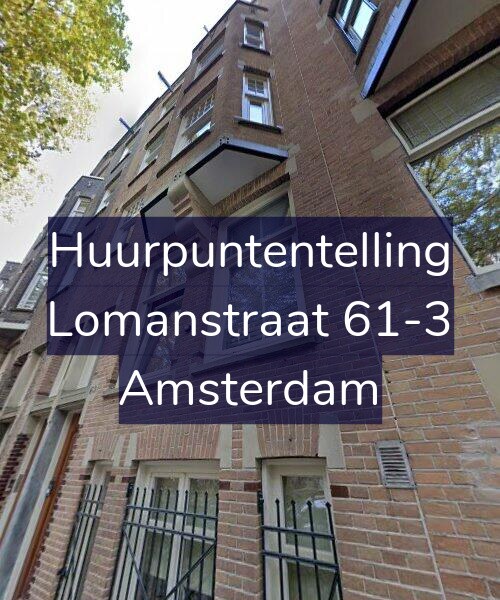 Foto gevel Huurpuntentelling voor Lomanstraat 61-3, Amsterdam