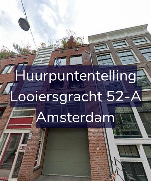 Foto gevel Huurpuntentelling voor Looiersgracht 52-A, Amsterdam