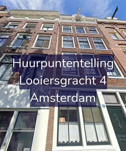 Foto gevel Huurpuntentelling voor Looiersgracht 4, Amsterdam