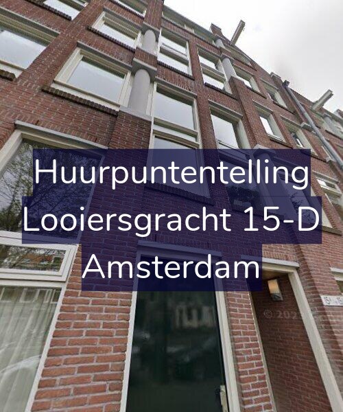 Foto gevel Huurpuntentelling voor Looiersgracht 15-D, Amsterdam