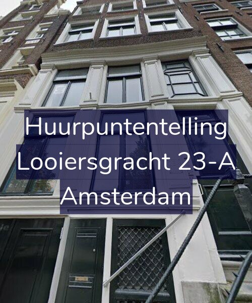 Foto gevel Huurpuntentelling voor Looiersgracht 23-A, Amsterdam