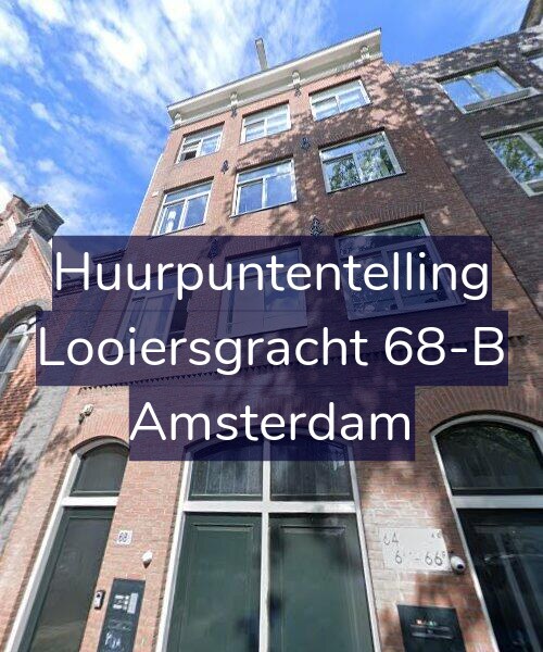Foto gevel Huurpuntentelling voor Looiersgracht 68-B, Amsterdam