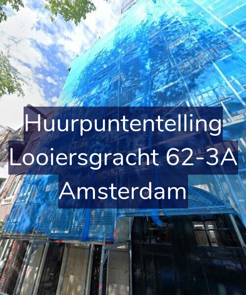 Foto gevel Huurpuntentelling voor Looiersgracht 62-3A, Amsterdam