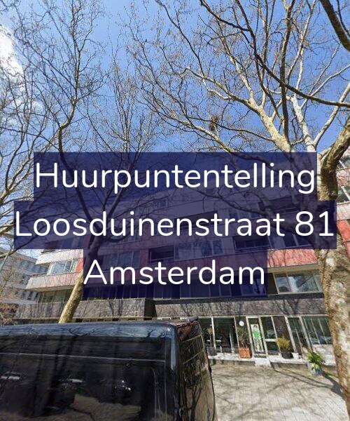 Foto gevel Huurpuntentelling voor Loosduinenstraat 81, Amsterdam