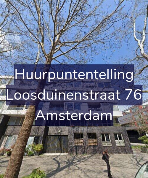 Foto gevel Huurpuntentelling voor Loosduinenstraat 76, Amsterdam
