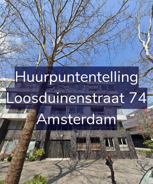 Foto gevel Huurpuntentelling voor Loosduinenstraat 74, Amsterdam