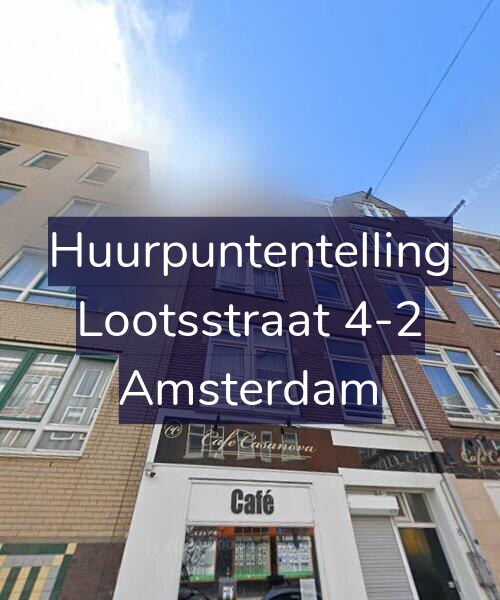 Foto gevel Huurpuntentelling voor Lootsstraat 4-2, Amsterdam