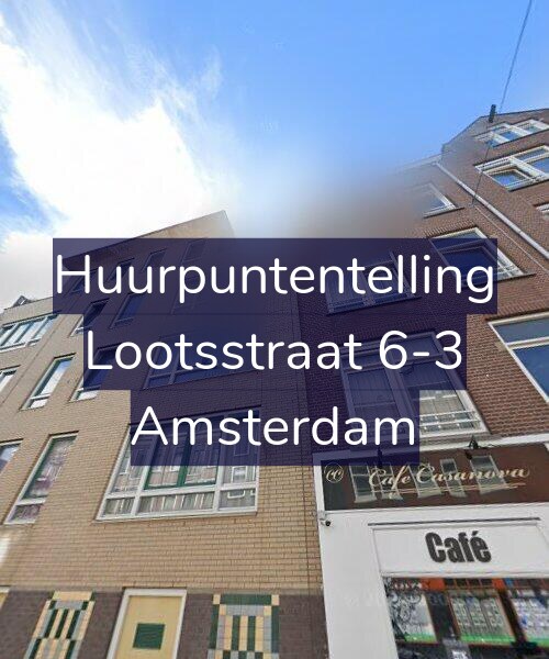 Foto gevel Huurpuntentelling voor Lootsstraat 6-3, Amsterdam