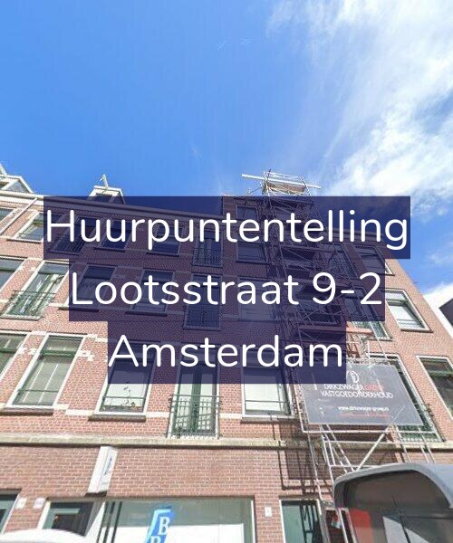 Foto gevel Huurpuntentelling voor Lootsstraat 9-2, Amsterdam